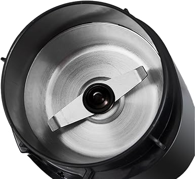 Coffee Grinder - Electric Mini Grinder - Stainless Steel Latte Mill with Brush - Beans, Food, Nuts, Kitchen, Home, Cafe, Travel