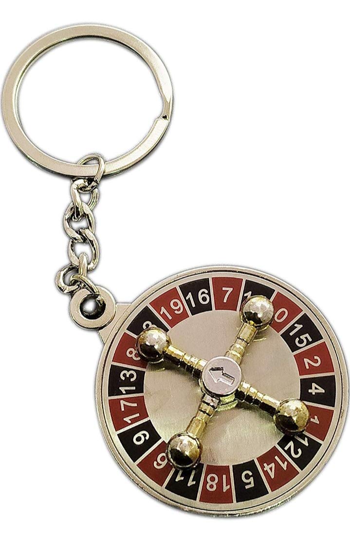 India Fashion Export Lucky Spinner and Multicolour Full mattle Keychain Fancy Key Chain and Latest Model