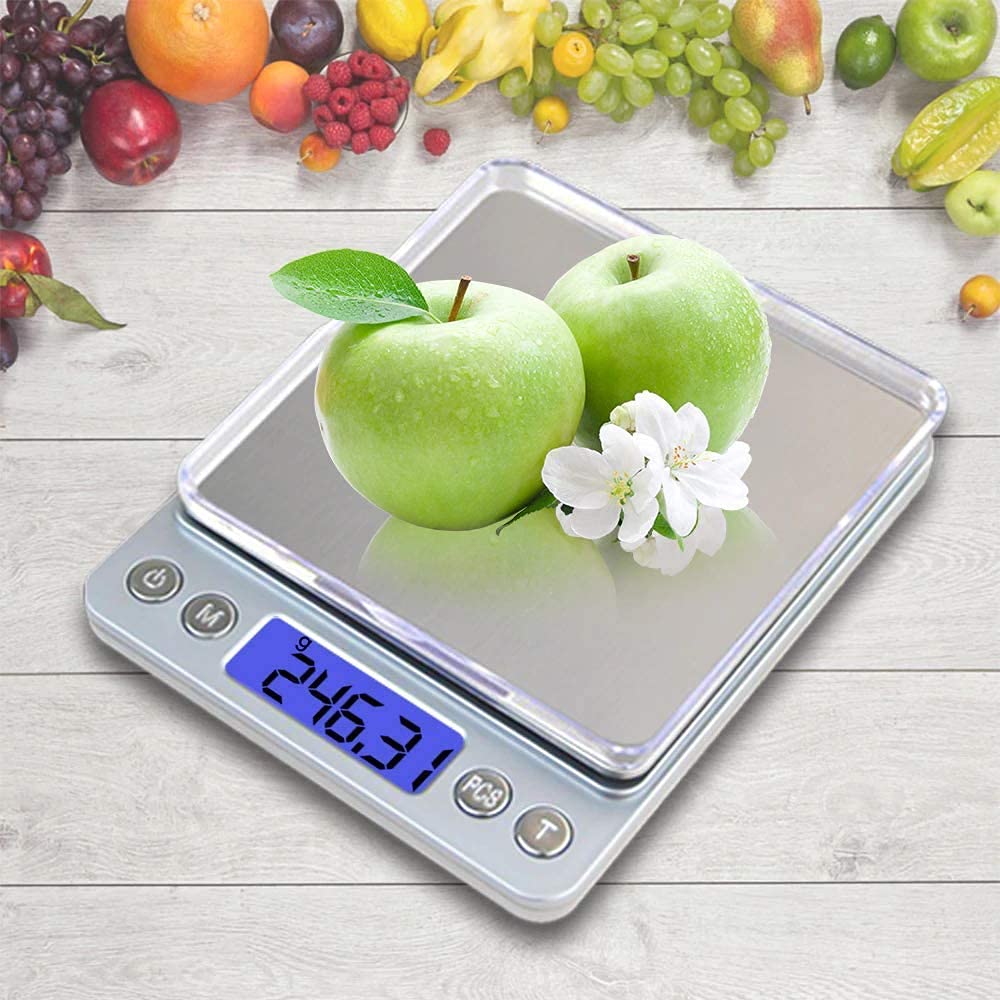 Vajin Kitchen Weighing Scale Machine || Digital Weight Measuring Scale || Weighing Scale For Gold & Jewellery Shop (Min. 0.1 gm Max. 500gm)