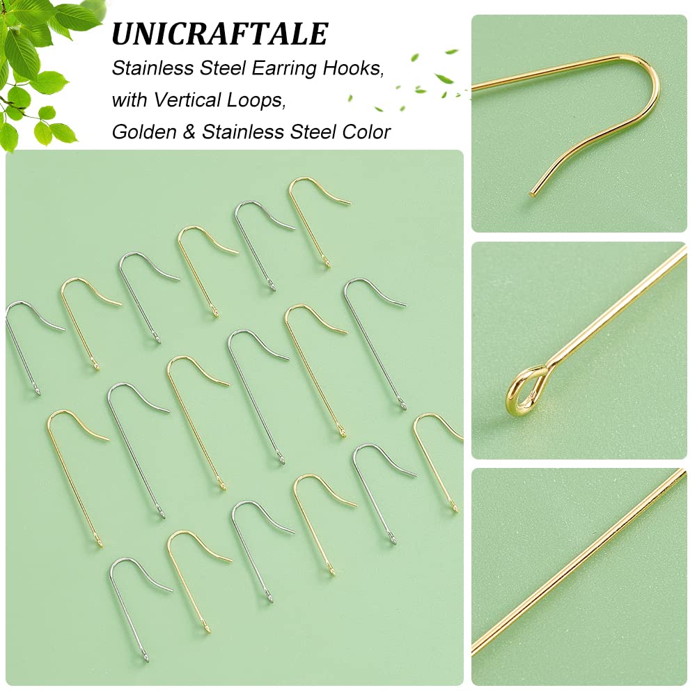 Ganci Per Orecchini In Acciaio Inossidabile 304 - 50 Pezzi Ipoallergenici Con Anello, Per Fai Da Te Gioielli - Foto 13