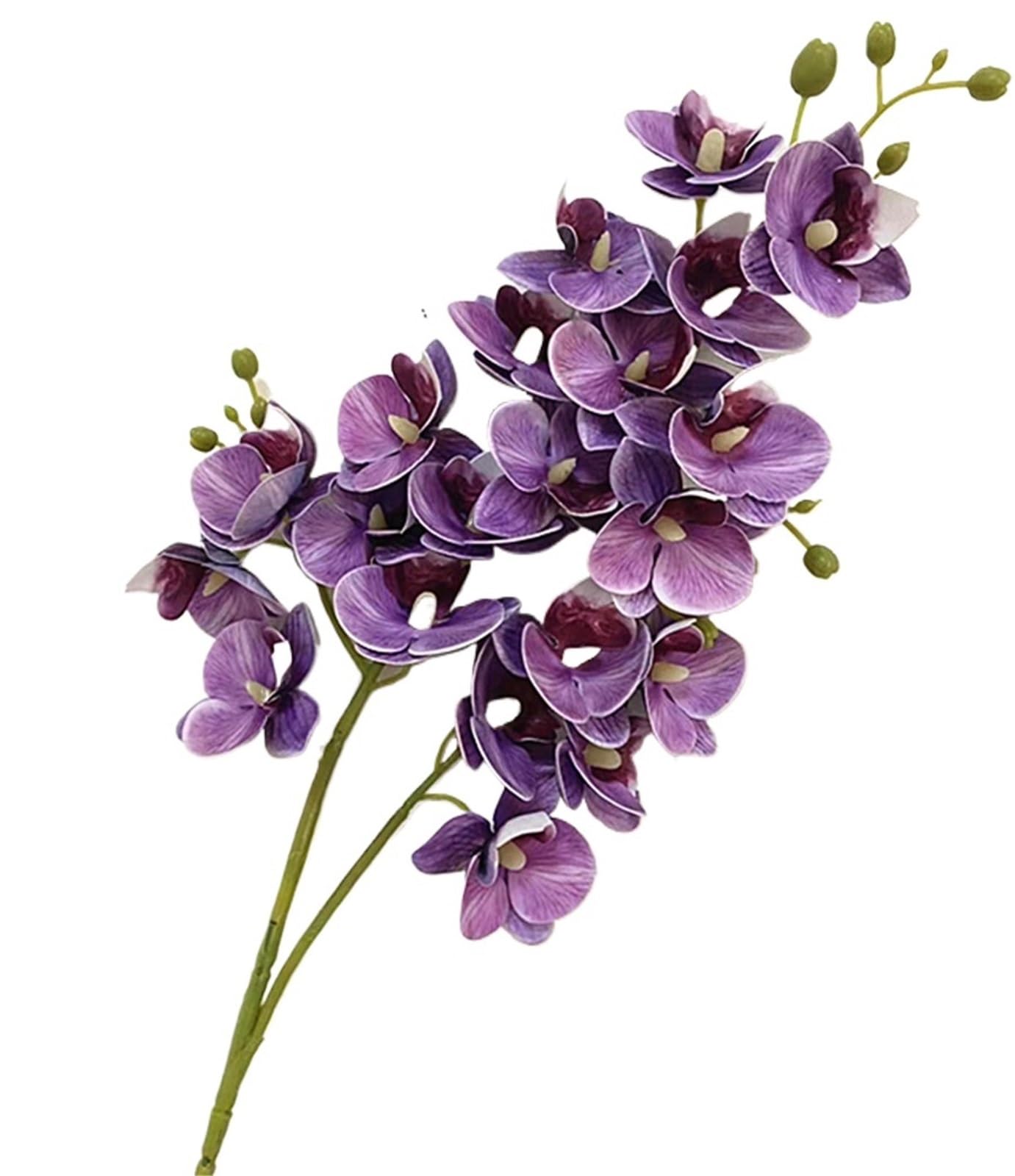 GMGQJST Artificial Orchid One Latex Butterfly Orchid Flowers