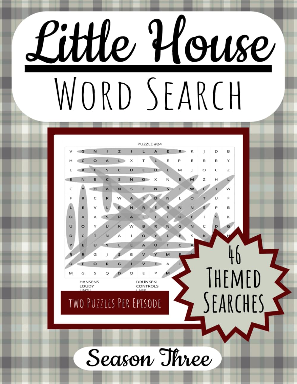Little House Word Search: Season Three
