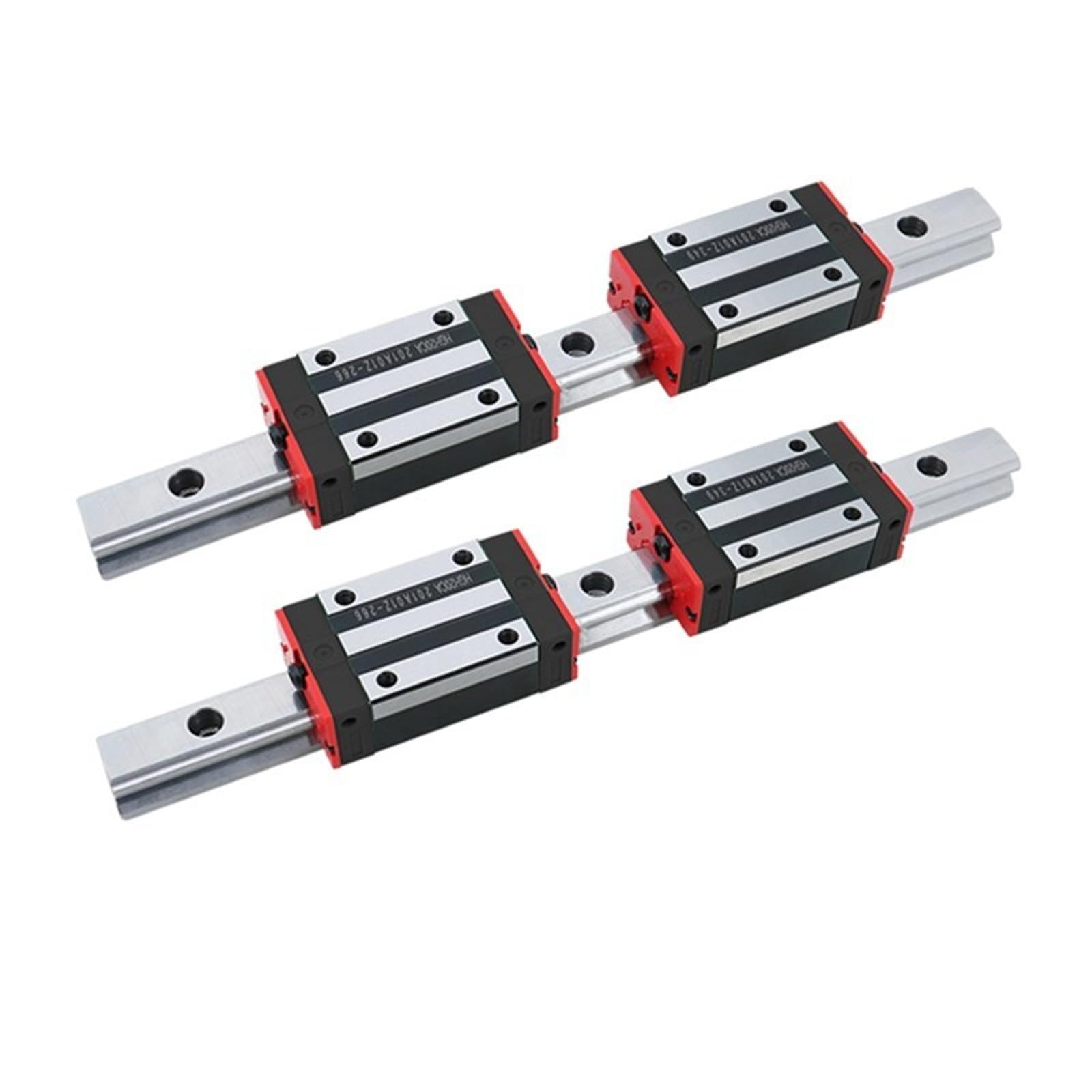 Bloc HGW20CC et guide lineaire HIWIN 20 mm de 300 mm assurant un mouvement fluide sans jeu