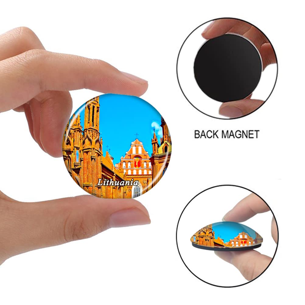 Litouwen Magneet Old Town Vilnius Litouwen 3D-koelkastmagneet Ambachten Souvenir Kristal Magneten Collectie Reisgeschenk Litouwen Magneet Old Town Vilnius Litouwen 3D-koelkastmagneet Ambachten Souvenir Kristal Magneten Collectie Reisgeschenk