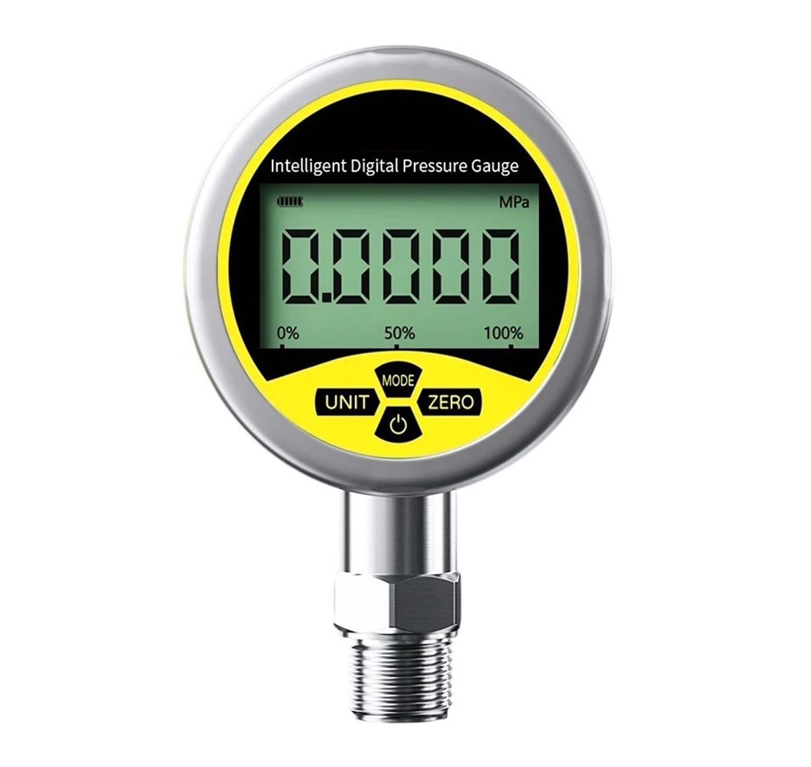 Digitales Druckmessgerät, 0,2% digitales Manometer, G1-2, 80 mm Zifferblatt, Druckmessgerät, 3 V, Druckmesser Druckmanometer(0-6Mpa)