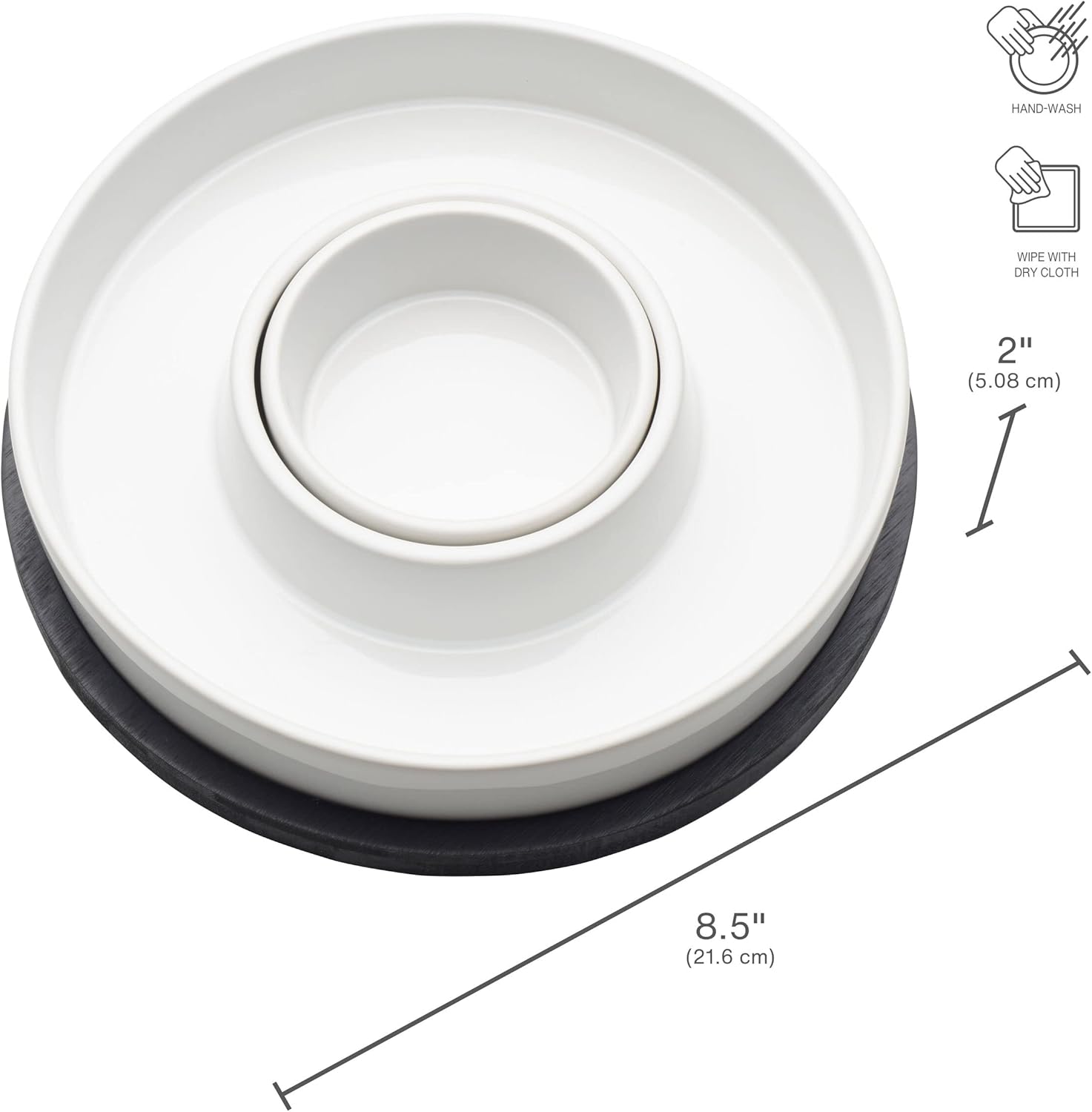 Pfaltzgraff Bandeja Oval Pequena De Frutas Silvestres De Outono, 26,7 Cm, Creme