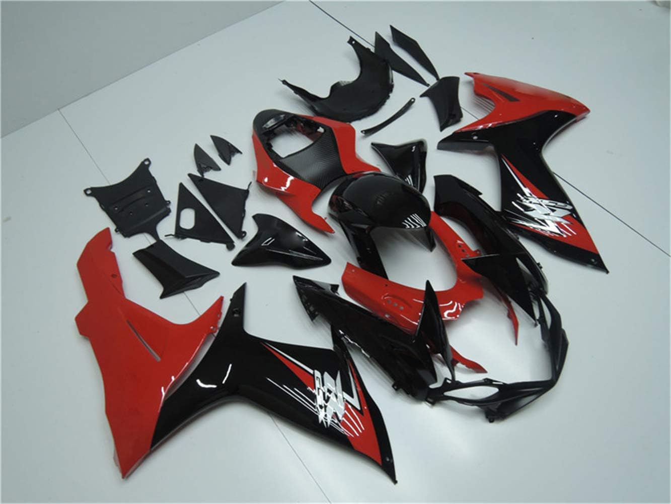 US Stock Motorcycle Injection Mold ABS Fairings Kit Fit for 2011 2012 2013 2014 2015 2016 2017 2018 2019 2020 GSXR 600 GSXR 750 Bodywork New Aftermarket Fairings Kit Red Black
