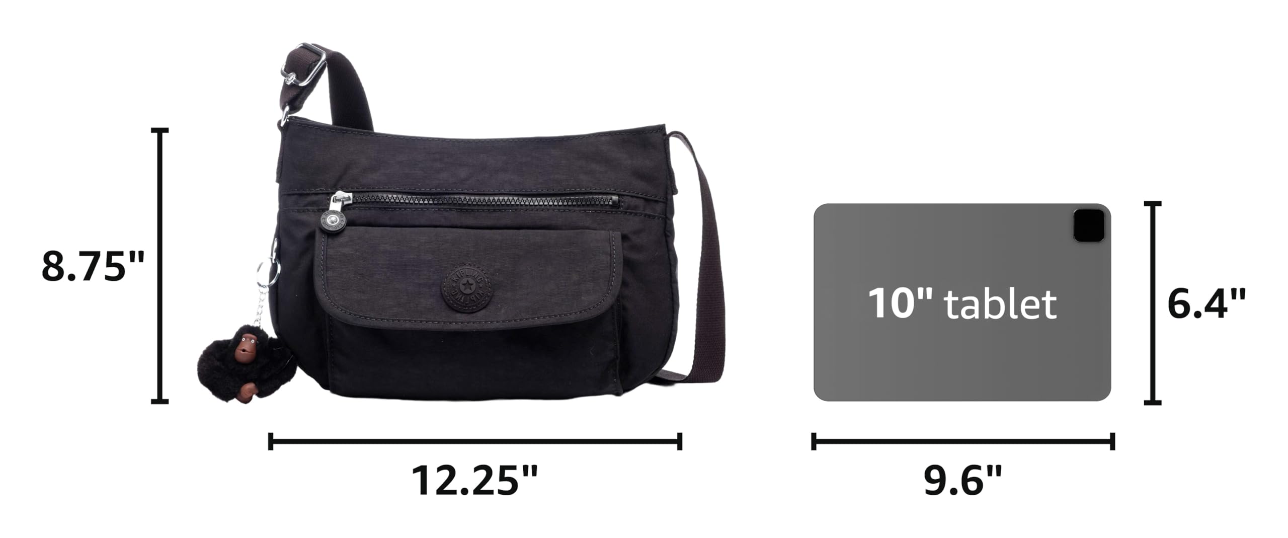 Kipling Women's Syro Crossbody Bag, Organize Accessories, Surprisingly Spacious, Adjustable Strap, Nylon Bag thumbnail 3