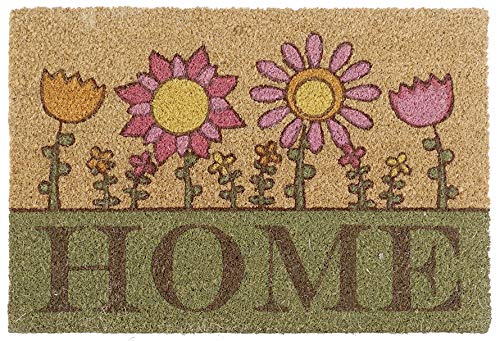 MIGOU BCN Felpudos Originales y Divertidos - Regalos Originales para la Casa Felpudos Entrada casa Originales Alfombra Exterior Interior Fibra Coco (Hello-Red)