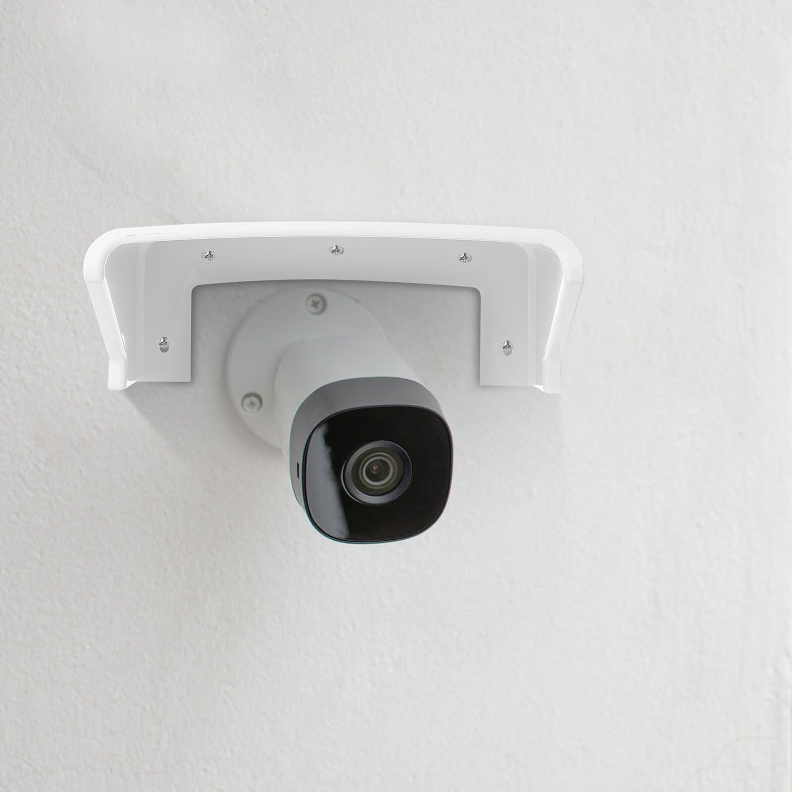 Veemoon Copertura Antipioggia per Telecamera Cctv da Esterno 4 Pezzi, Cappuccio Protettivo Resistente alle Intemperie Parasole, Custodia per Videosorveglianza Esterna Accesso