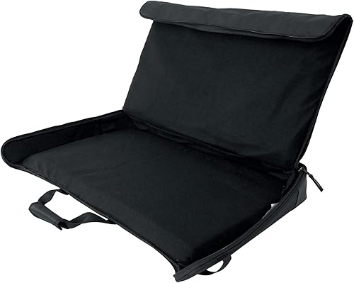 Miniatura 29 de Rockville TVB2732-2 Bolsa acolchada para 1 o 2 monitores LCD de 27-32 pulgadas, compartimentos dobles, divisores ajustables, correa de hombro