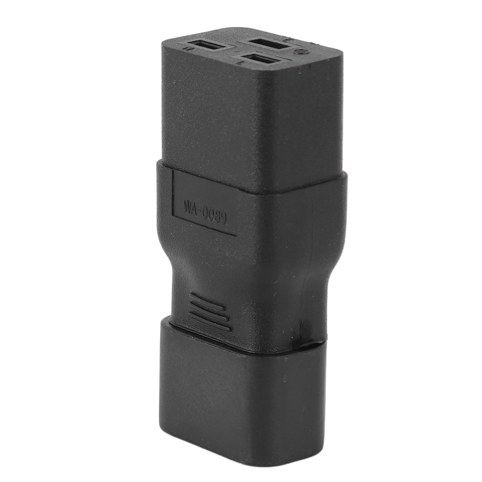 Adapter IEC C14 do C19, Trudnopalny, Wytrzymały, Wodoodporny, Odporny na Ciepło, Złącze IEC, łatwa Konwersja Zasilania dla Drukarek