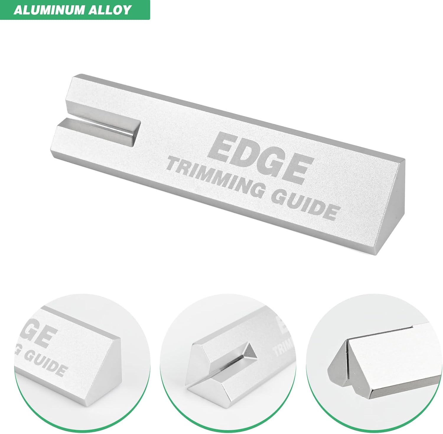 FOSHIO Aluminum Edge Trimming Guide Cutting Template Tool for Right Angle Cutting Straight, Accurate Marking and Trimming Straight Lines for Wallpaper, Vinyl Wrap, Craft Projects