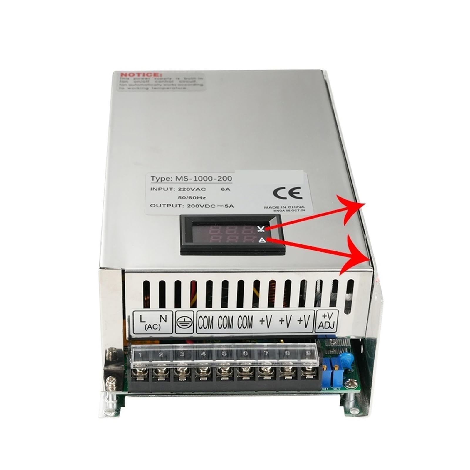 Alimentation coupure de courant stabilisée MS-1000W pour protéger vos circuits
