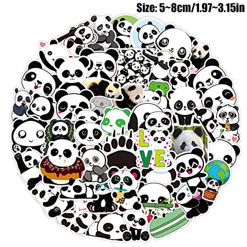 Adesivi Panda Impermeabili 100 Pezzi Adesivi