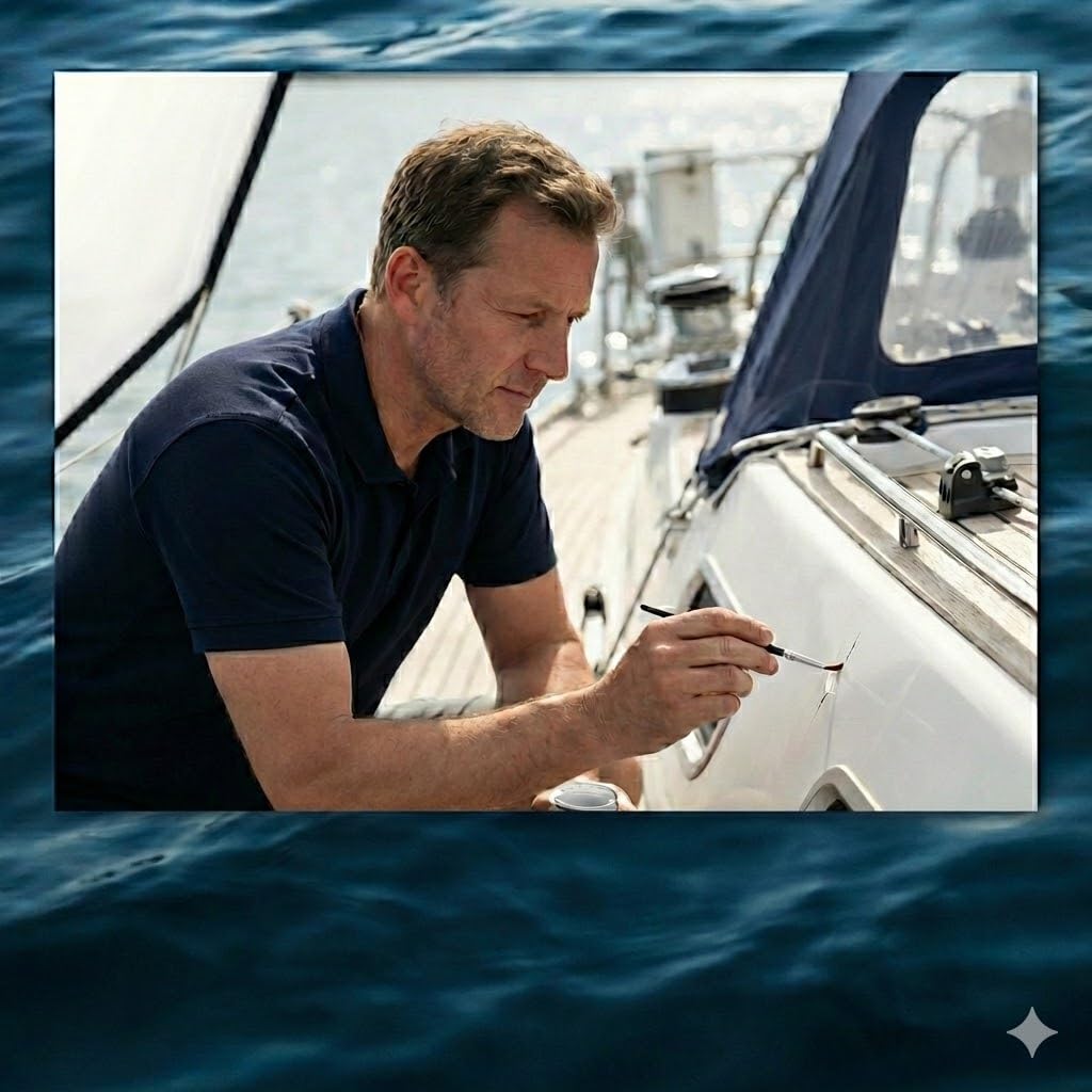 Yachtcare Gelcaot Crack Repair Ral 9010 Gelcoat reparador, Adultos Unisex, 9ml