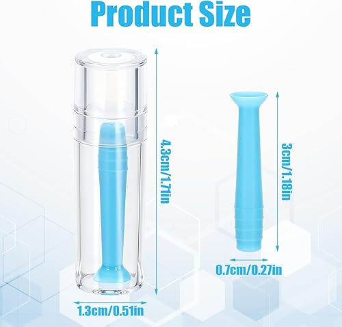 Miniatura 3 de JIEYAO 6 piezas de herramienta de eliminación de lentes de contacto, émbolo duro de silicona para ojos con ventosa escleral, herramienta de