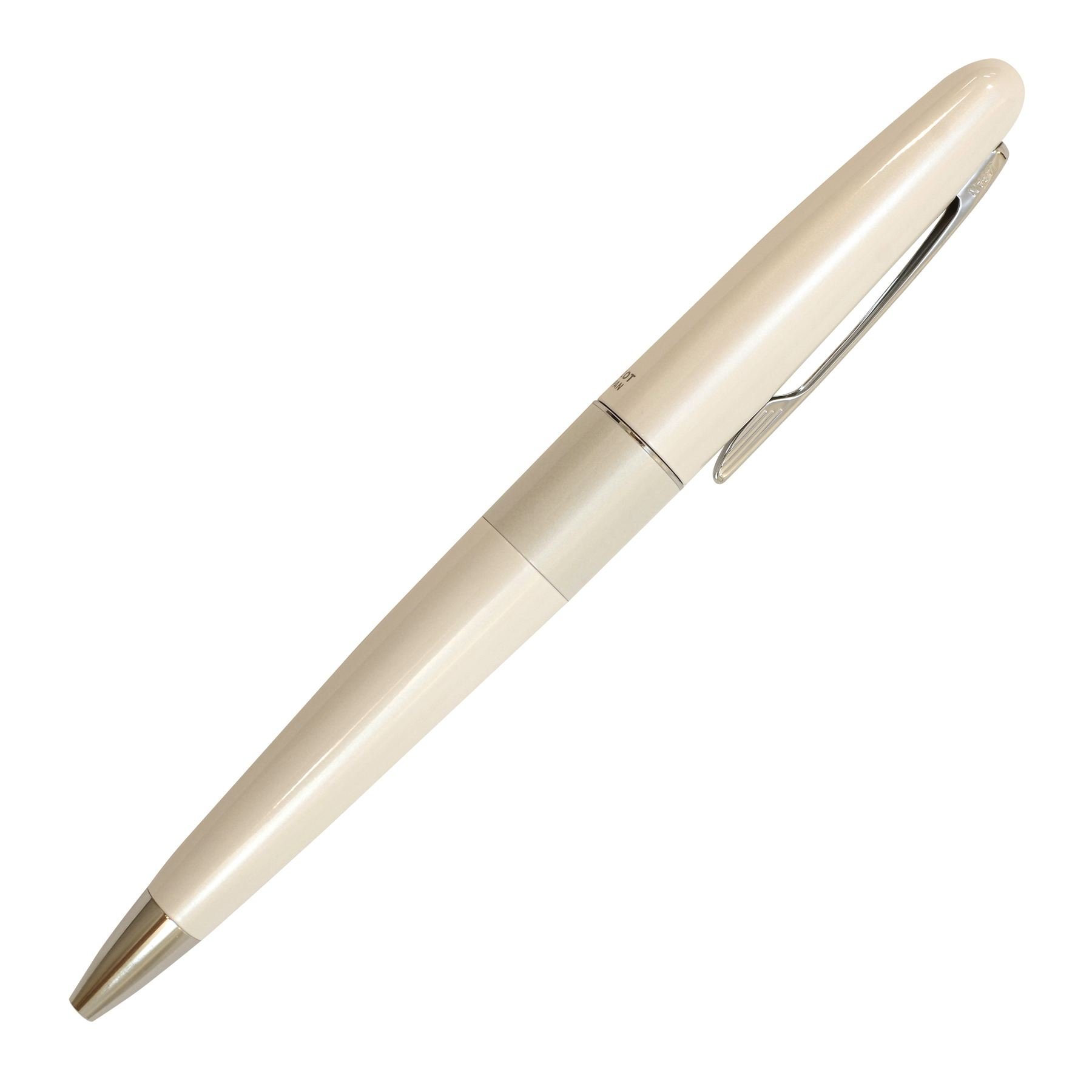 PilotBCO-150R-W Ballpoint Pen, White, Product Size: 5.5 x 0.4 inches (140 x 10.0 mm), Oil-based Black Ink, 1.1 oz (30 g)