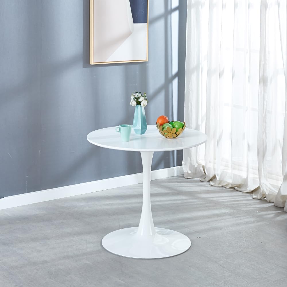 tulip table mid-century dining,table for 2-4 people with table top, pedestal dining table, end table leisure coffee table