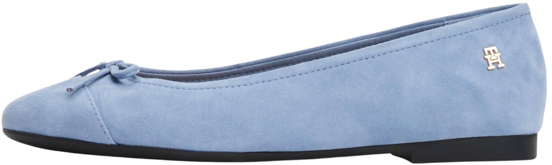 Tommy Hilfiger Damen Ballerinas Toe Cap aus Wildleder