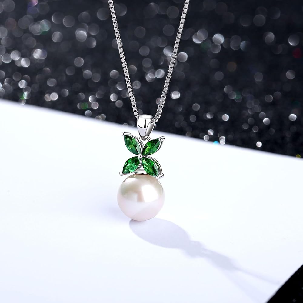 Amazon.com: BAMIKI 11-12MM Round Freshwater Cultured Pearl