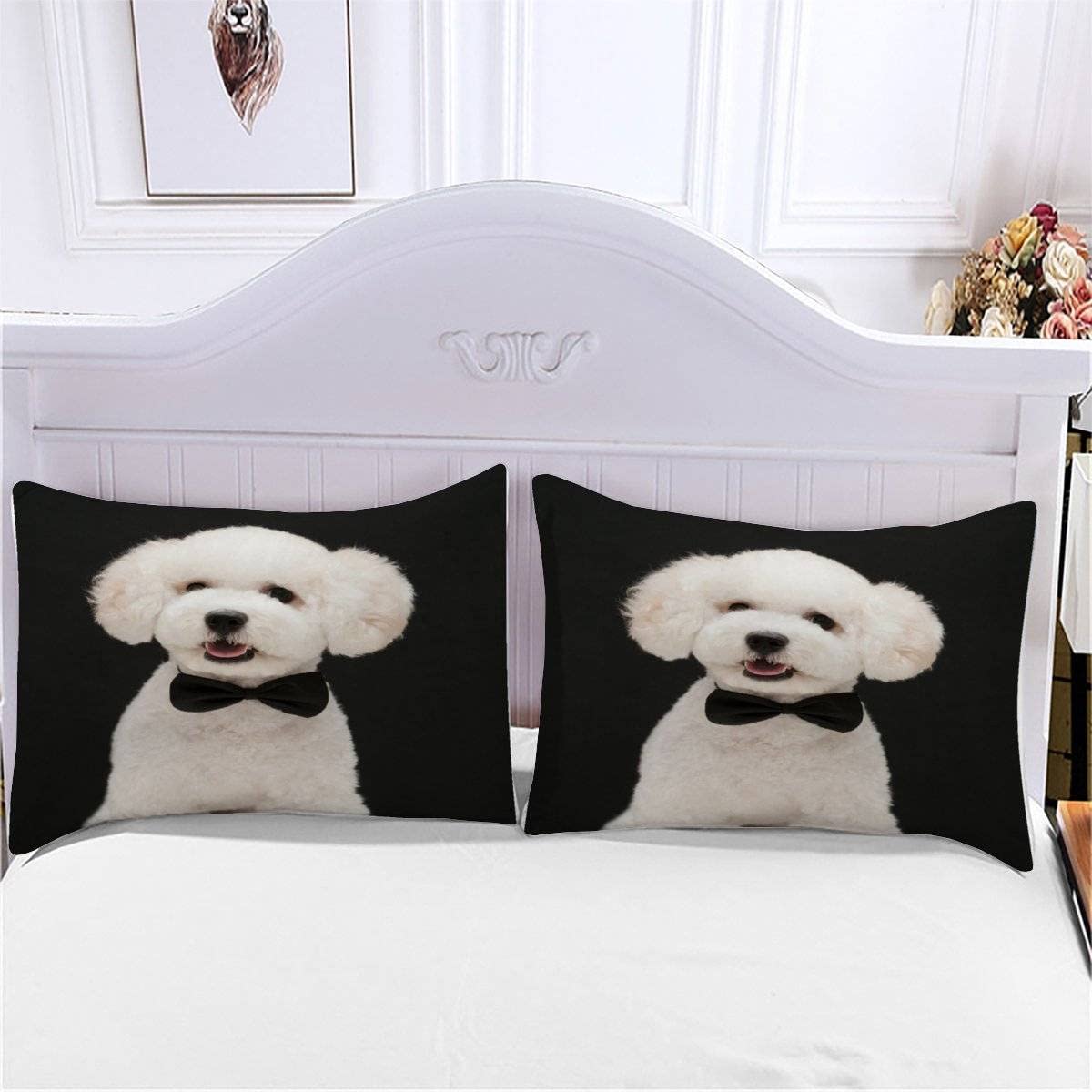 Housse De Couette Bichon Frisé - Microfibre Douce 135x200 Cm (simple) - 5