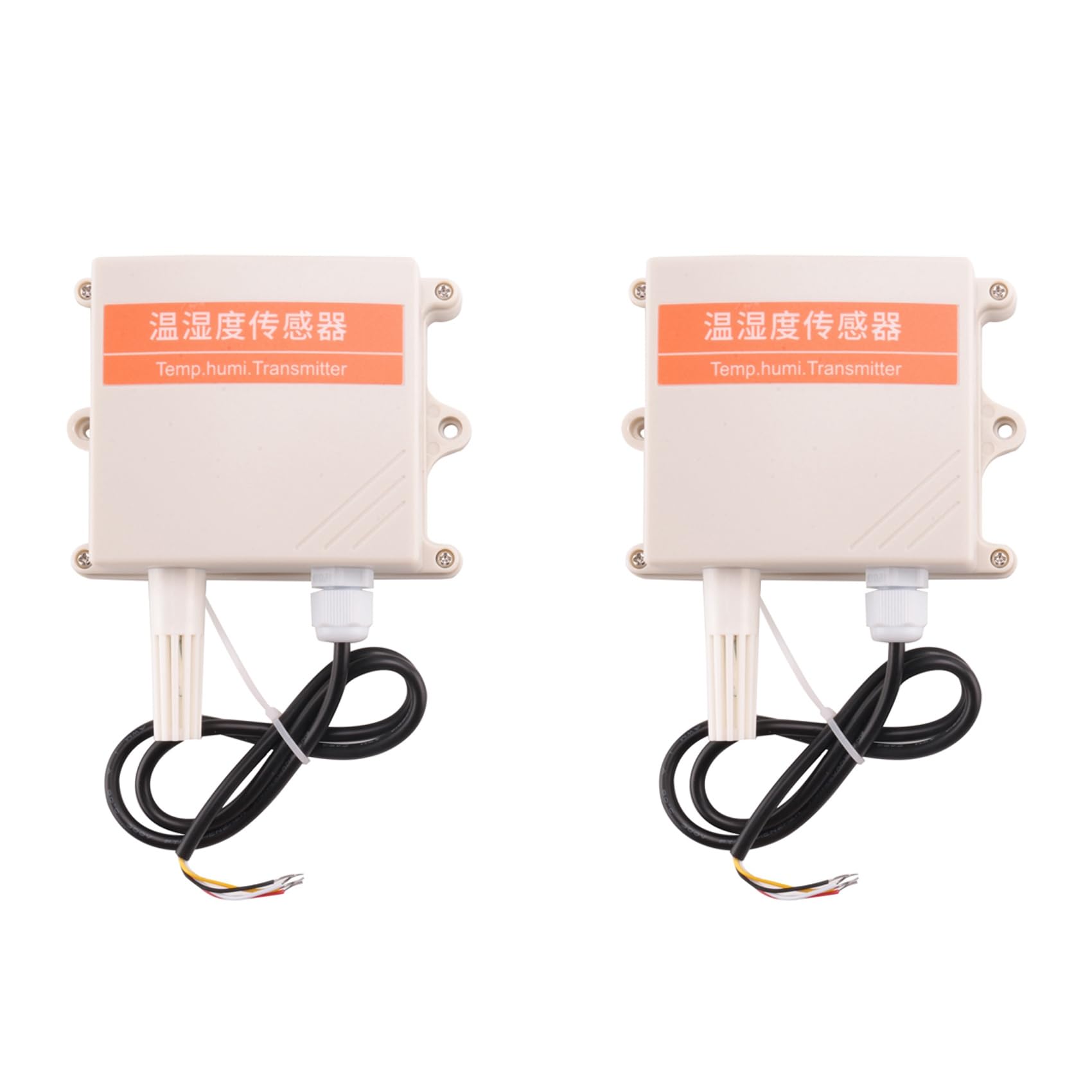 Jnchdghwa 2X RS485 Temperature and Humidity Sensor Waterproof Digital Air Temperature and Humidity Transmitter (A)