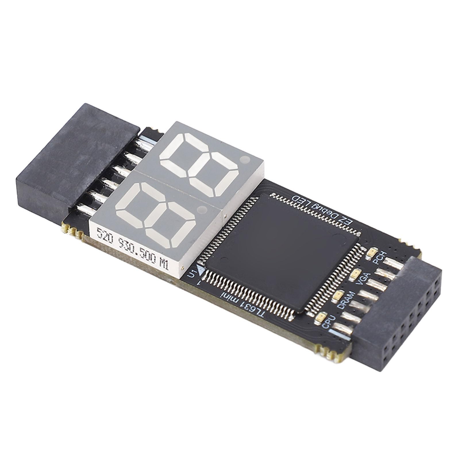 Fabater Karta Adaptera Diagnostycznego Laptopa PCIE LPC TL631 Zestaw Analizatora Płyty Głównej, Narzędzie do Debugowania o Wysokiej Szybkości Rozpoznawania dla COM DEBUG UART1 JDP ze Wskaźnikiem LED
