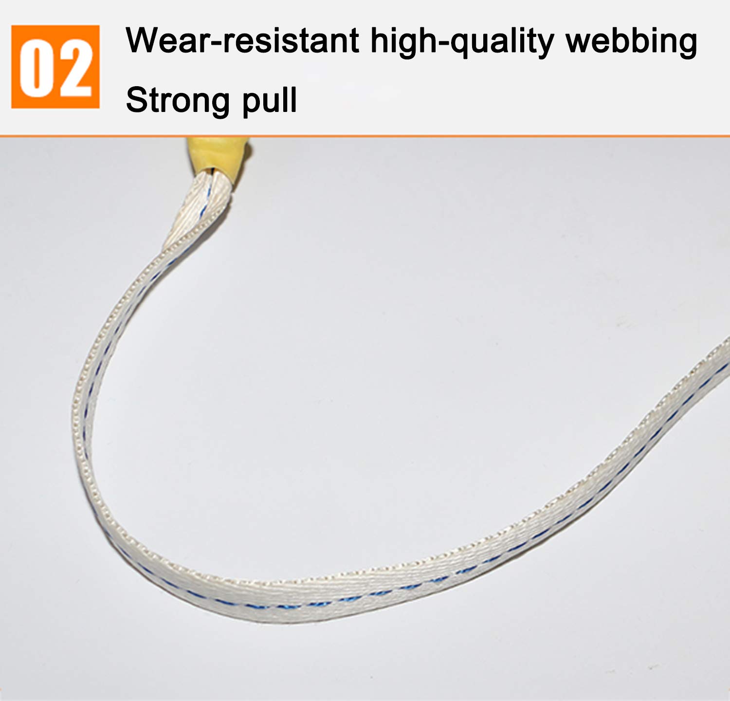 Antichute a Rappel Automatique Sangle, Kit Antichute Toiture avec Corde de Sécurité et Crochet en Acier, 6m/10m/15m/20m, Charge-150KG, Équipement de Protection Antichute