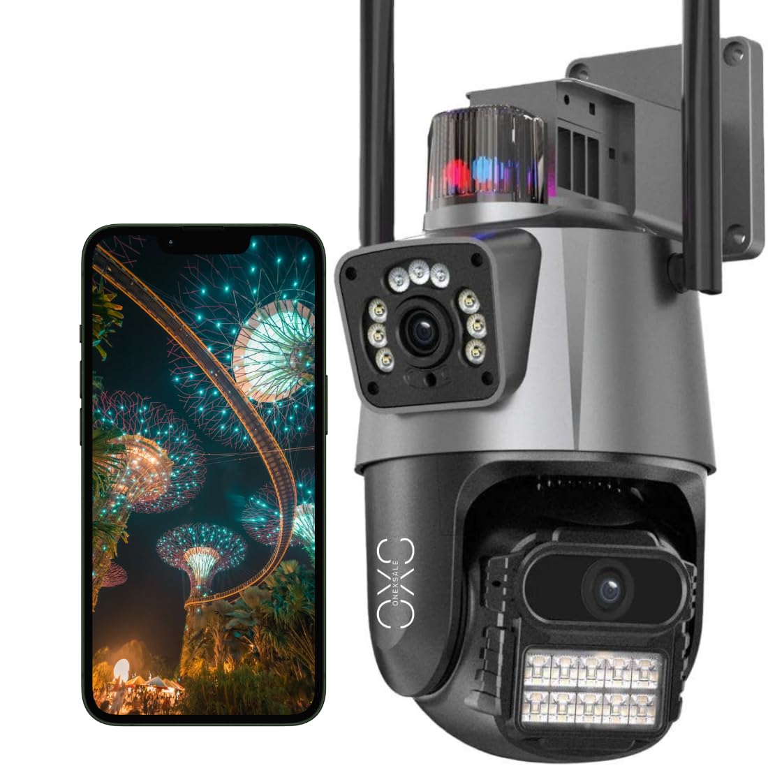 OneXsale 4G SIM Based Pan Tilt CCTV Camera 6MP 4g PTZ CCTV Security Waterproof Colorful Night Vision Motion Alert, 360 View Two-Way Audio Security Surveillance-image-41