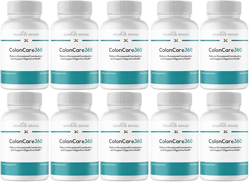 Colon Care 360 Suplemento dietético 10 botellas 600 cápsulas