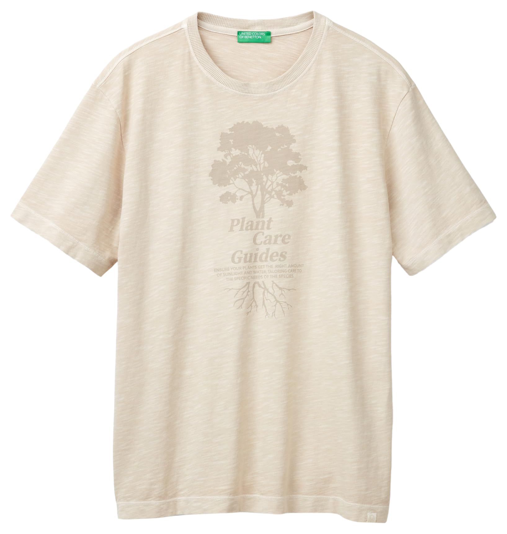 United Colors Of Benetton Men's Beige T-Shirt, M
