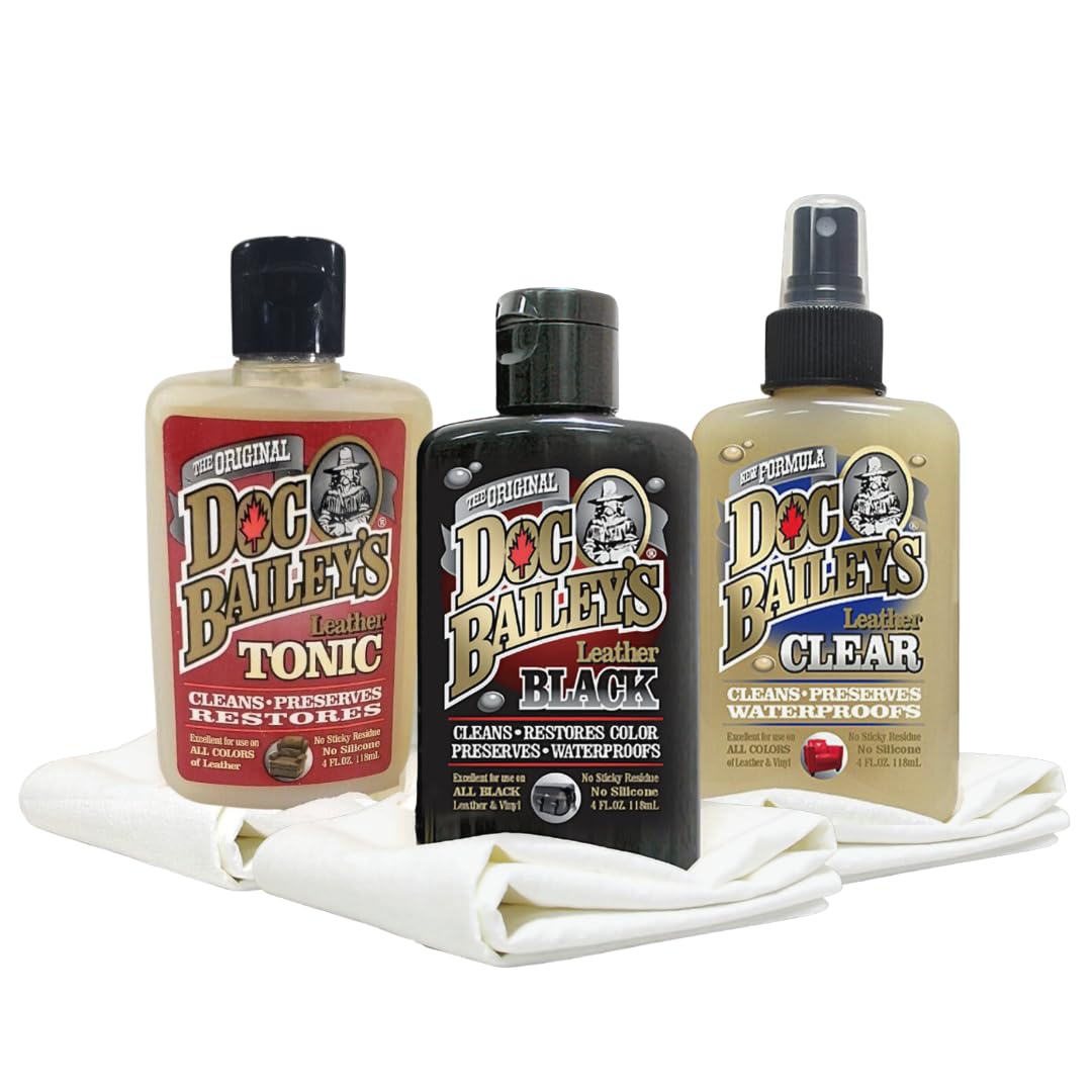 Amazon.com: Doc Baileys All Leather Care Detail Kit (Set of 3 ...