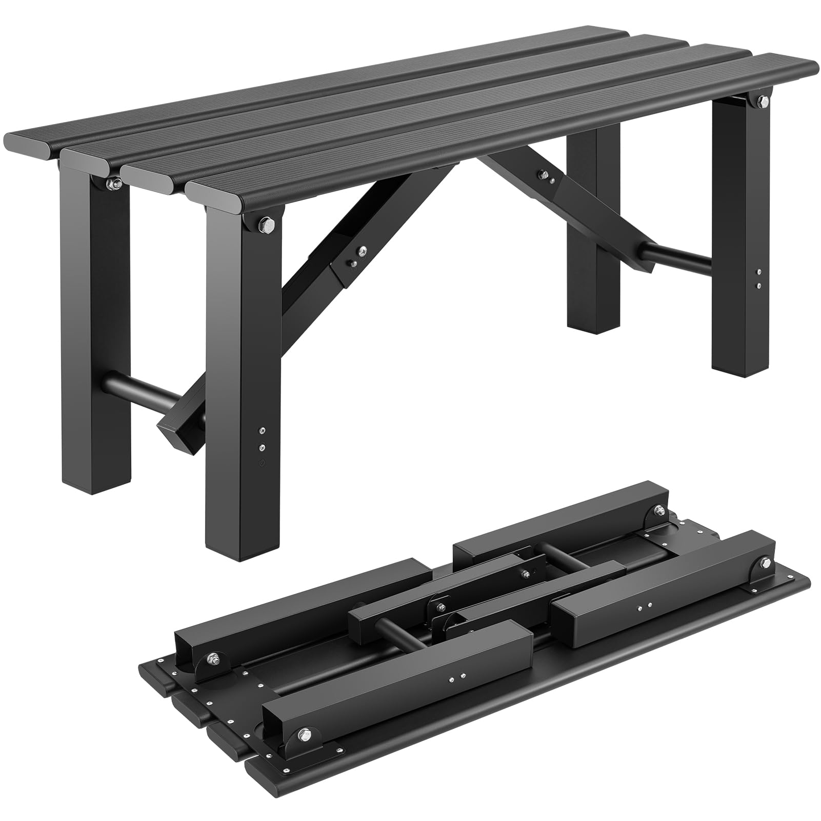 Amazon.com : TECSPACE 2-Person Instant Folding Bench, 330 LBS