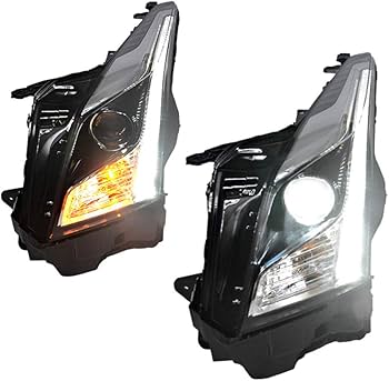 ライト・ランタン ATS Amazon.com: 2PCS Cadillac ATS Headlight Assemblies 2013-2019 LED