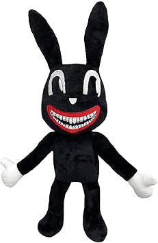 Amazon Co Jp Suvapotac ブラック カートゥーン うさぎ ぬいぐるみ パーティー 男の子 女の子 ギフト 15インチ おもちゃ