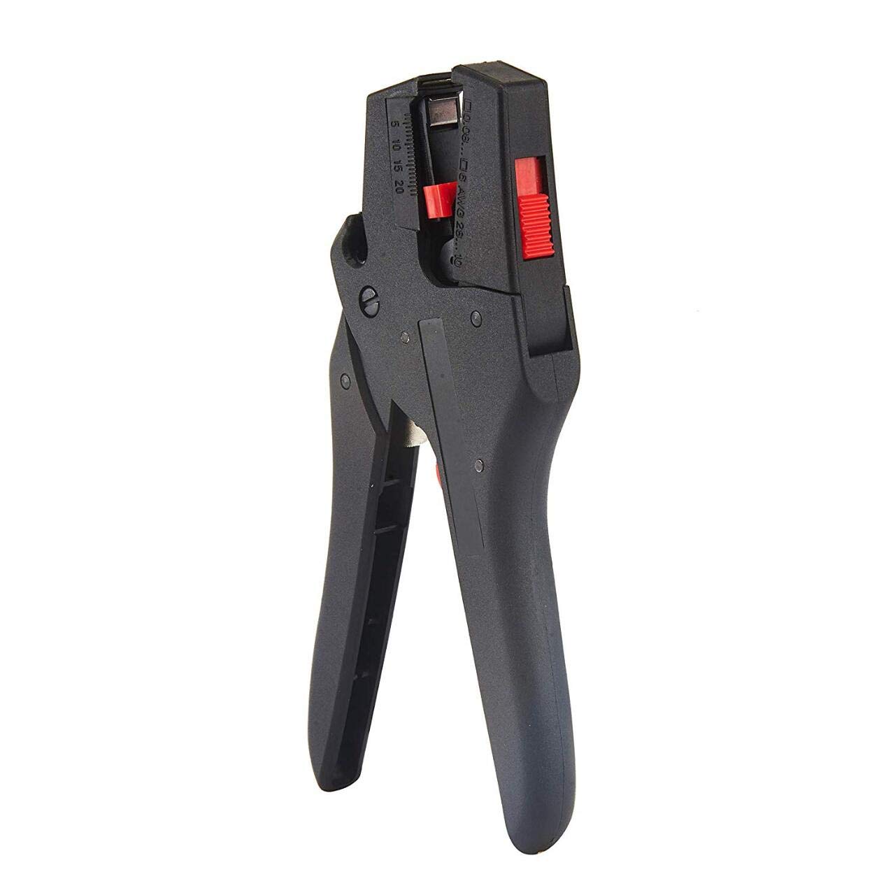 F Season NECALON Wire Stripper, Black, Plastic, 0.08-6 mm², Automatic, Adjustable Stripping Diameter, Wire Cutter, No Wire Core Damage - Image 2