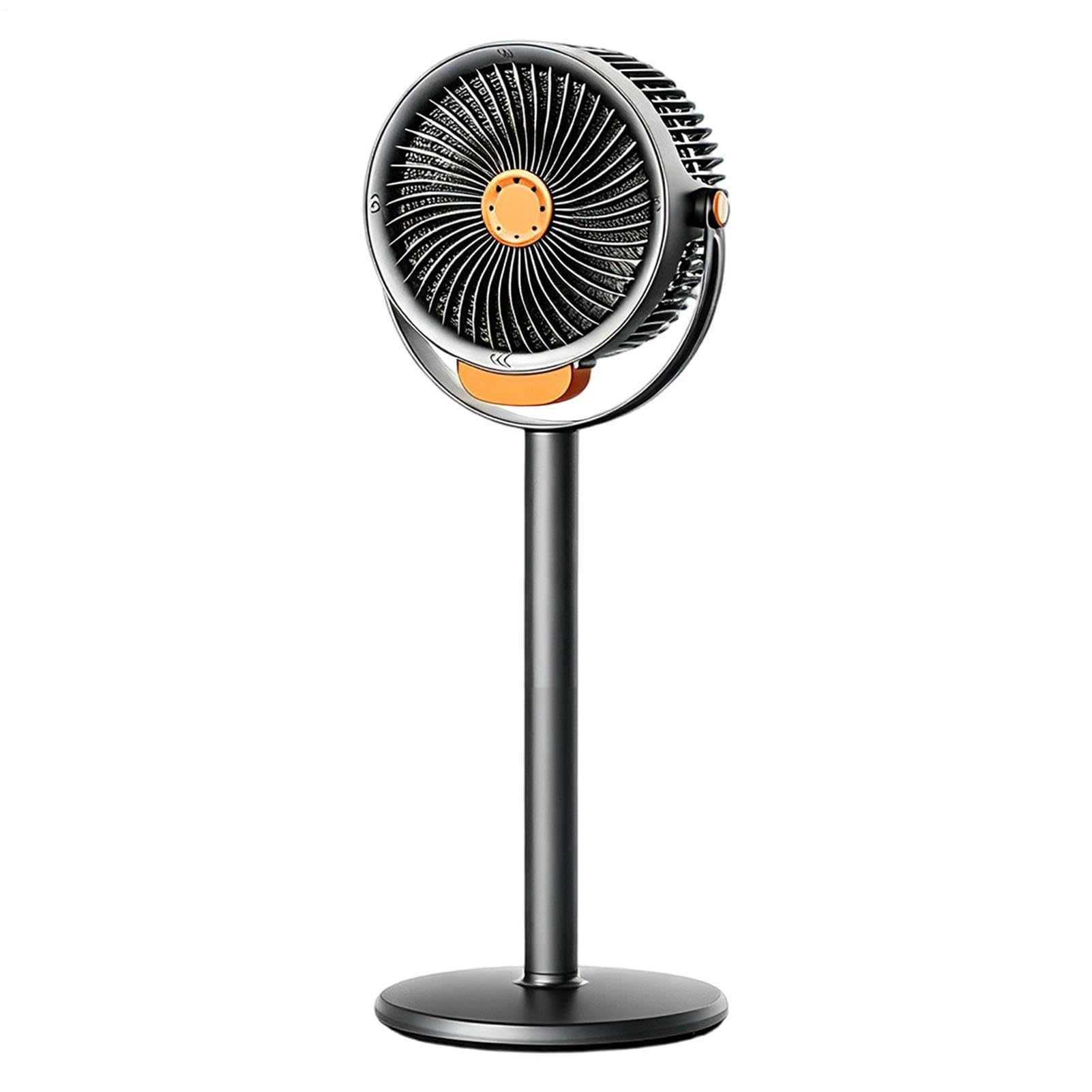3-Speed Powerful Pedestal Fan, Height Adjustable Standing Tower Fan