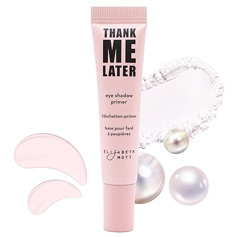 Elizabeth Mott Thank Me Later Eye Primer - Long-Lasting, Eyeshadow Primer Base for Oily Lids & Crease-Free Wear - Smudge-Proof, Lightweight, Cruelty-Free - 10g           
