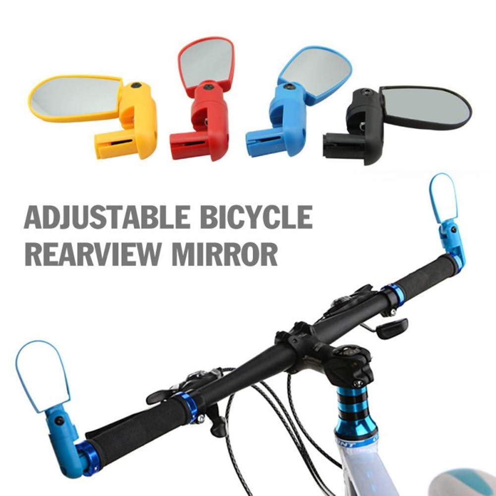 fahrradspiegel für e-Bike Fahrrad Spiegel Lenker Tvs Sport Fahrrad Spiegel Bike Spiegel Handgelenk Zyklus Spiegel für Bikes Fahrrad Griff Spiegel Black,1 Sport & Freizeit