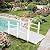 Outvita 5 ft Garden Wooden Bridge Arch Stained Finish with Safety Rails Outdoor Footbridge for Backyard Creek Farm, Decorative Pond Bridge