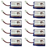 CS540 Battery, Premium Quality Replacement Rechargeable 140mAh 3.7V Battery for Plantronics CS540, CS540A CS540-XD and C054 Wireless Headsets 86180-01 PL-86180-01 & 84479-01 (Blue 10 Pack) -  AvimaBasics