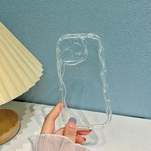 CASETK iPhone 16 用 ケース 韓国 おしゃれ クリア 透明 シンプル 耐衝撃 エアバッグ 滑り止め すり傷防止 薄型 軽量 スリム 携帯便利 黄変防止 アイフォン 16 用 ケース (white, iPhone16用)