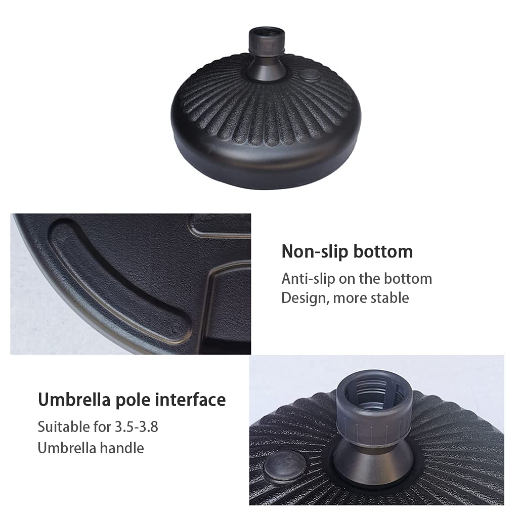 lazyfun Multipurpose Garden Yard Umbrella Base Stand Round Patio Umbrella Holder Umbrella Base Stand