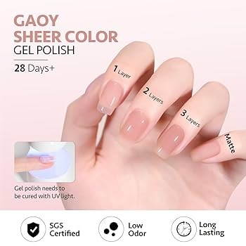 maoジェル Amazon.com : GAOY Jelly Nude Pink Gel Nail Polish, 16ml