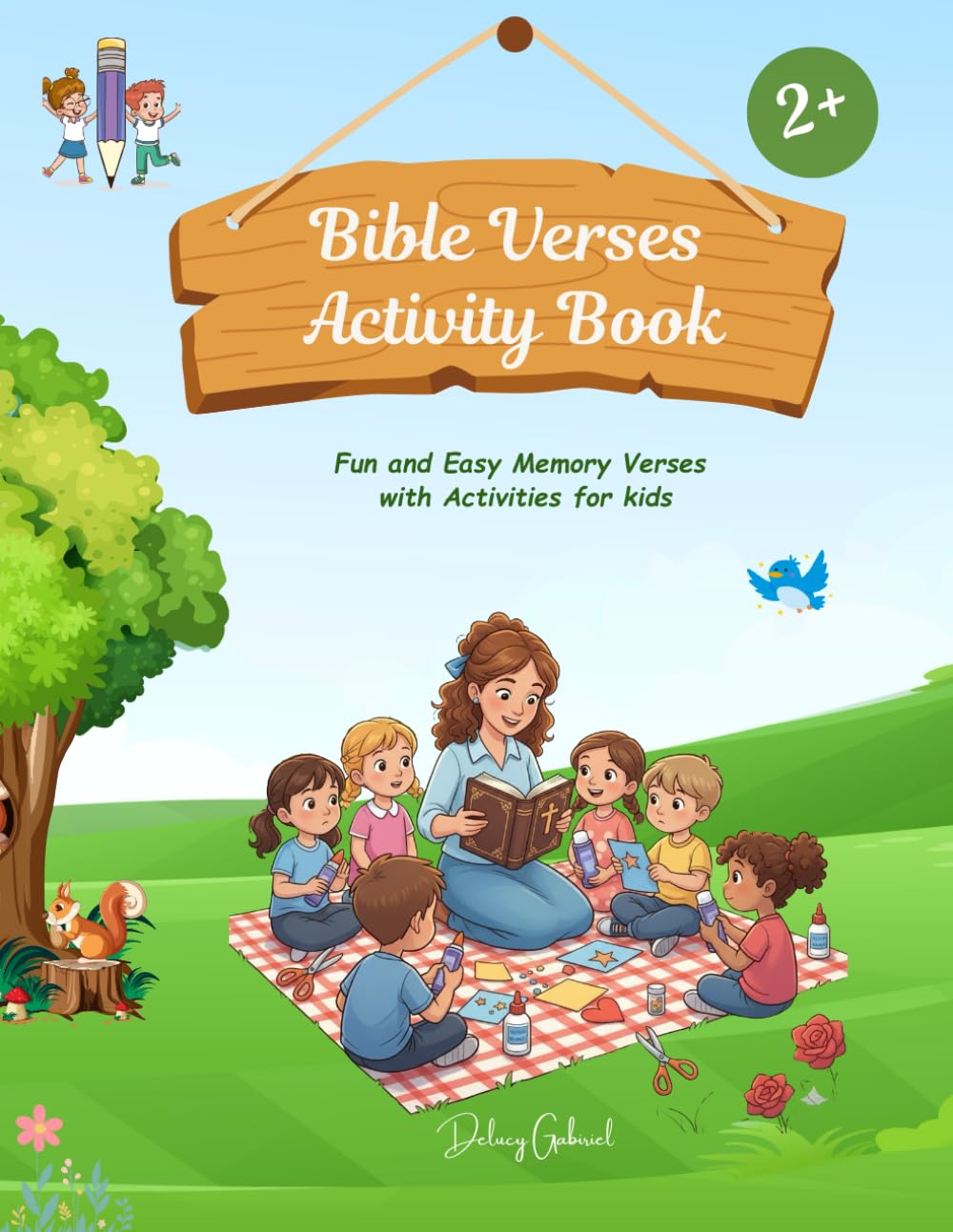 Bible verses Activity book: Fun and Easy Memory Verses with Activities for kids