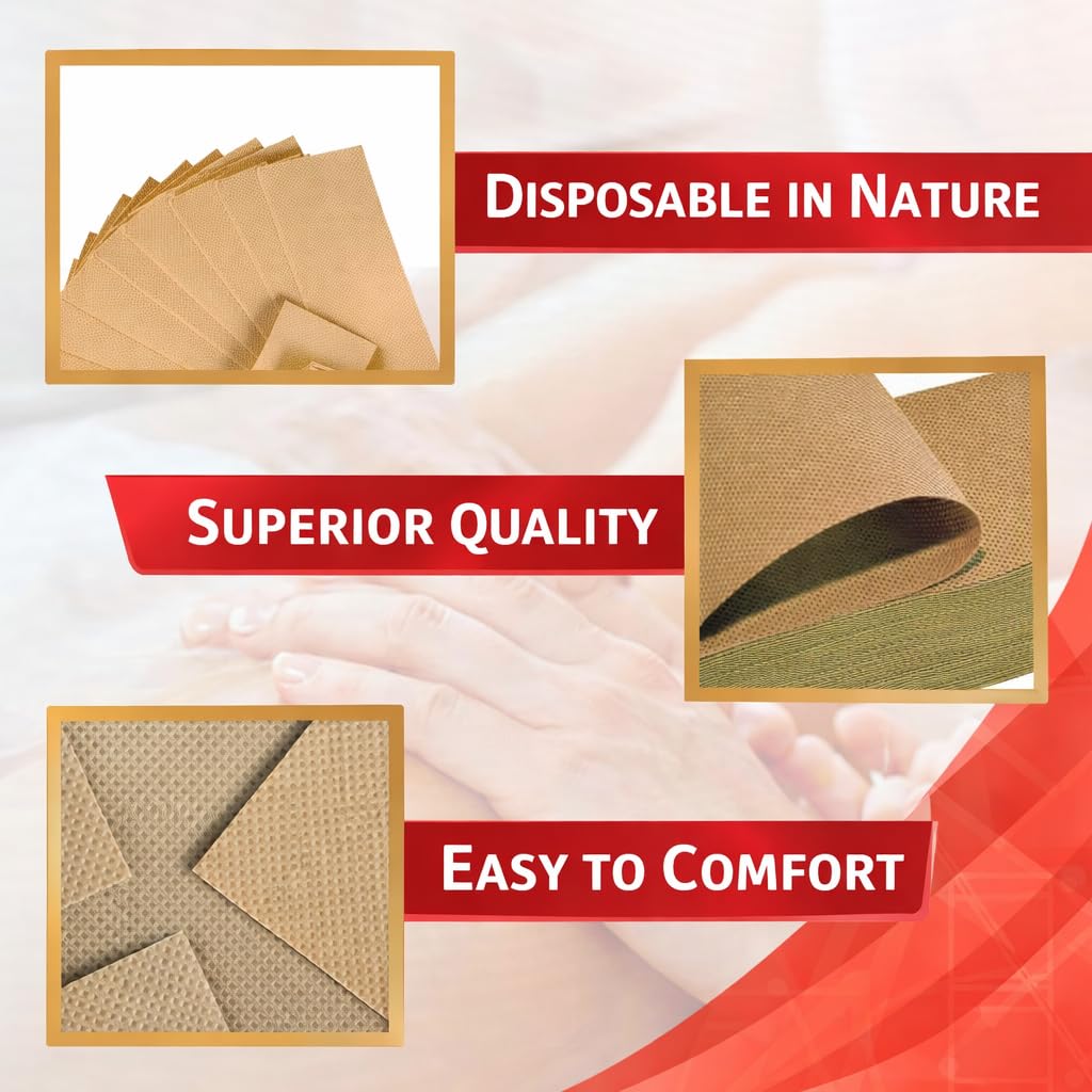 Cartell Non-Woven Wax Strips for Hair Removal, Beige, 28x9 cm, 80 Pieces, Pack of 2, Jewellery Making and Craft Works (Brown) 4
