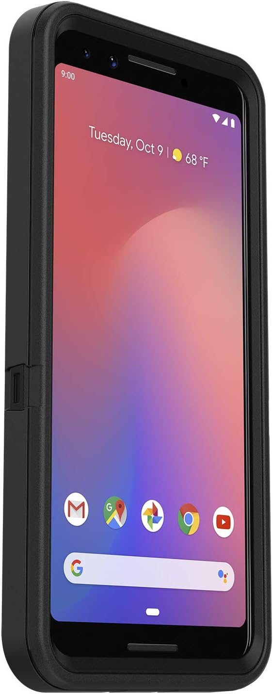 Otterbox Defender Series Case and Holster for the Google Pixel 3 XL - Black