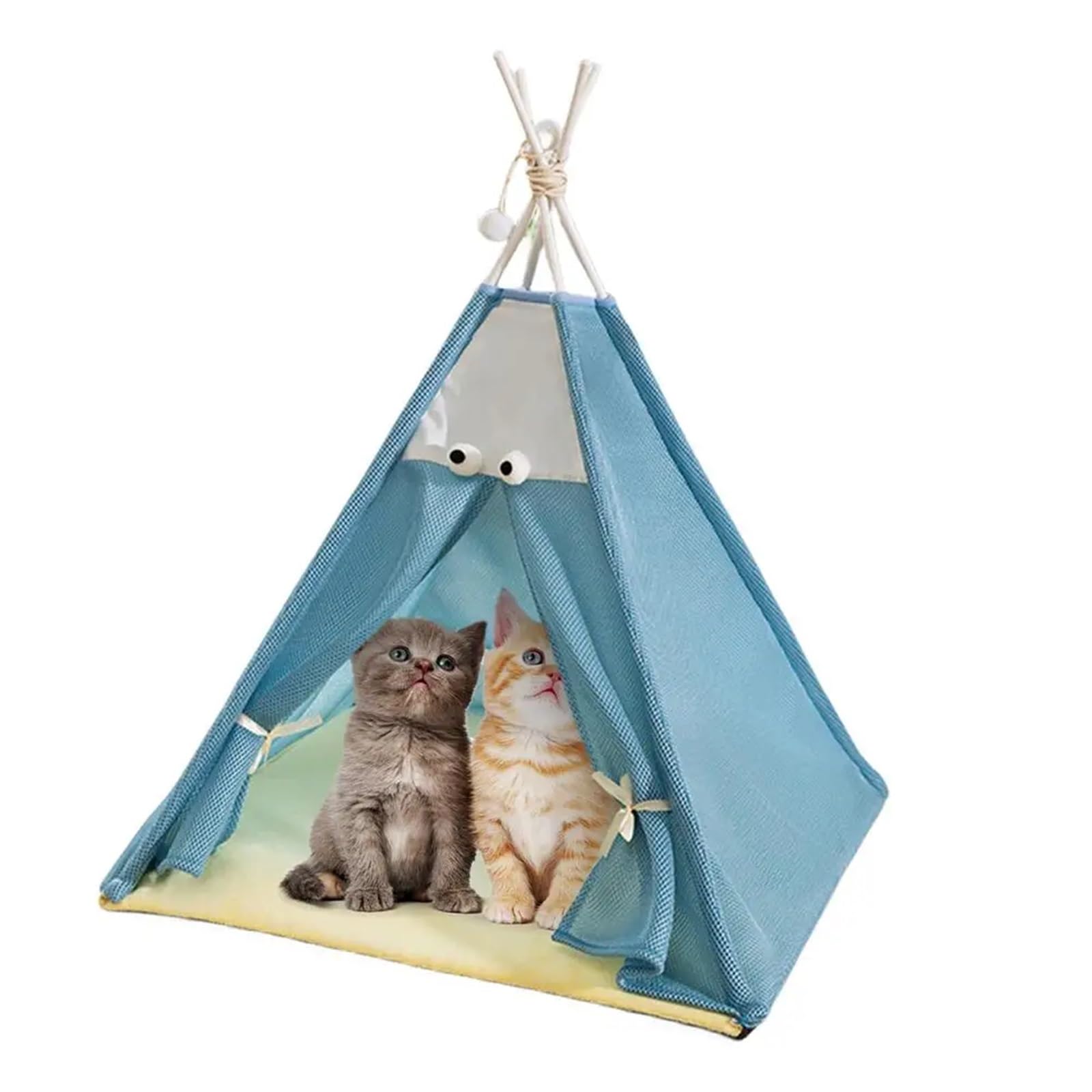 Tenda per animali domestici Cuccia for gatti da interno Cuccia for animali domestici da interno Tenda for gatti Design semi-chiuso Piccola cuccia for gatti da interno for cani, conigli, gatti e altri(