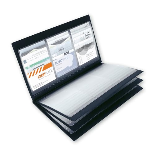 Porte-cartes de visite design SIGEL VZ175 noir de 288 compartiments